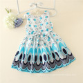 Les fabricants chinois childen vente chaude bébé robe design petites filles robe décontractée robes GZDDP1022